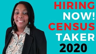 2020 Census Jobs - Be A Census Taker (Getting Started)