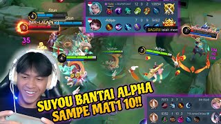 Suyou Kill 12! Semua Dibantai Sampe Alpha Mat1 10! wkwk - Mobile Legends