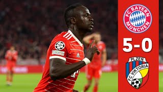 Bayern Munich Vs Viktoria Plzen 5-0 All Goals Highlights