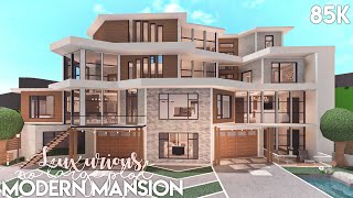 Luxurious Modern Mansion - No Large Plot | Bloxburg Build