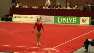 Aliya Mustafina FX - 2010 NED-RUS-ESP-SWE