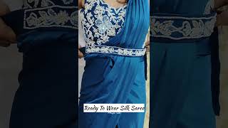 Kyli Royal Blue Ready-To-Wear Saree | Women Fashion #saree #readytowear