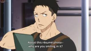 Shinra smile when tense | Fire Force episode 1