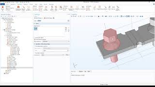 HOW TO MAKE A GEOMETRY  OF A NUT, A BOLT AND TWO BUSBAR FLANGES. part 1