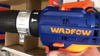 WADFOW IMPACT DRILL CORDLESS 20v UNBOXING