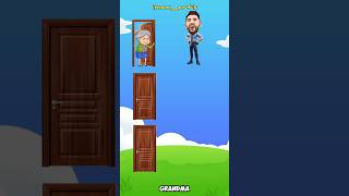 comment on which door is the thief? #theif #funny #viralshorts