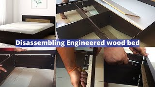 How to disassemble engineer wood bed like Amazon Brand - Solimo Aquilla on your own