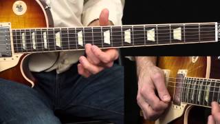 Slow Blues in A Warren Haynes Lesson WITH TAB