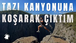 Tazı Kanyonuna Koşarak Çıktım / Beşkonak Köprülü Kanyon #tazıkanyonu 9 KM / St Paul Trail Run