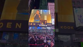 Jung kook Performing at Times Square New York City