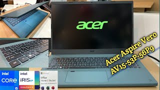 Aspire Vero AV15 53P I unboxing Acer aspire Vero AV15 53P 56P9 I Intel Core i5 I