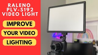 Raleno PLV-S192 LED Video Light Review | The best Elgato Key Light Alternative?