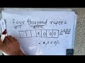 four thousand rupees कैसे लिखते हैं 4000 number spelling hindi english hindi surendra khilery