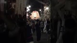 雑司ヶ谷鬼子母神 御会式大祭2016『連合渡御』① 大門欅並木入口