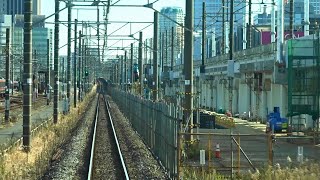 【2020.12】JR京葉線新習志野～海浜幕張間新駅設置付近前面展望