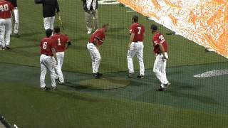 Clemson Baseball vs. Davidson Rain Delay Antics