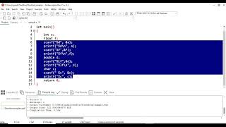 Input and Output | C Tutorial - 4