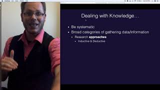 Trust your gut? Inductive/Deductive Research Approaches: The Scientific Aspect of Writing