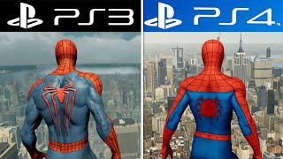 Spider-Man PS3 vs. Spider-Man PS4 | Graphics \u0026 Gameplay Comparison.