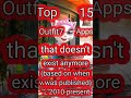 Top 15 Outfit7 Apps that doesn't exist anymore (based on when it was published) #outfit7 #shorts