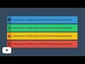 Awesome Alerts Messages With Icons Using Only HTML & CSS