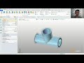 zw3d 2020 modeling t pipe tutorial for beginner