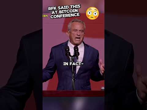 RFK Jr DRAMATIC LINE AT BITCOIN CONFERENCE 2024