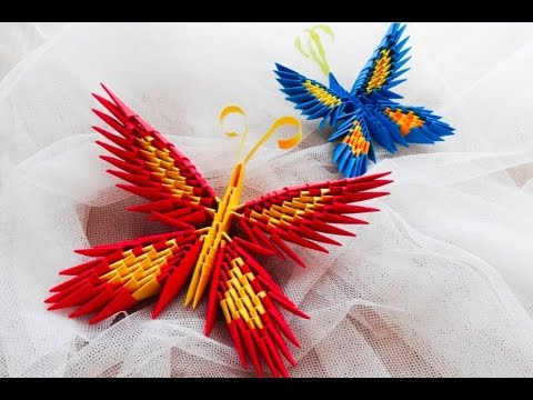 origami motyl krok po kroku / how to make a origami butterfly tutorial 3D origami motyl krok po kroku / how to make a origami butterfly tutorial 3D