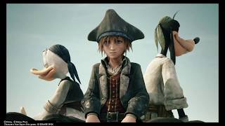 Kingdom Hearts 3 - Arriving in the Caribbean Cutscenes (Pirates of the Caribbean)
