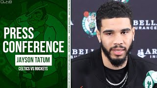 Jayson Tatum We All MOVED ON From Ime Udoka Situation | Celtics vs Rockets Postgame Interview 1/13