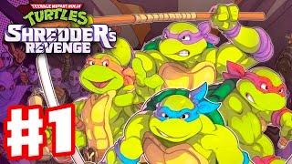 Teenage Mutant Ninja Turtles: Shredder's Revenge - Gameplay Walkthrough Part 1 - FULL GAME!
