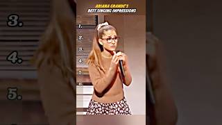 Ariana Grande's Best Singing Impressions. #Ariana Grande's #imitate #celebrity #ranking #music