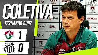 COLETIVA FERNANDO DINIZ | AO VIVO | Fluminense x Santos - Brasileirão 2023