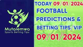 FOOTBALL PREDICTIONS TODAY 09/01/2024 |ENGLAND EFLCUP|BETTING TIPS SLIP,#betting@sports betting tips