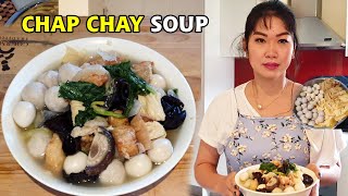 How To Make Somlor Chab Chay Healthy Soup របៀបធ្វើសម្លរចាប់ឆាយ Khmer Food Cooking Show Cambodia Food