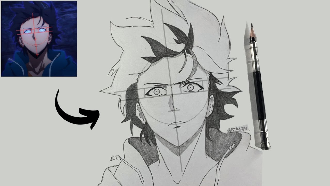 How To Draw Sung Jin Woo From Solo Leveling | Step By Step | Easy Anime ...