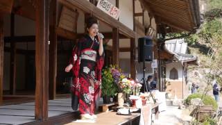 西田梨沙  正法寺むらさきつつじ祭り\u0026花まつり