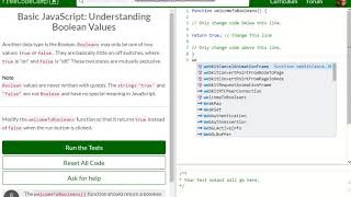Basic JavaScript Understanding Boolean Values free code camp Dani