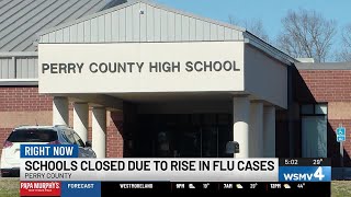 Perry County temporarily closes schools due to flu outbreak