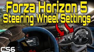 Forza Horizon 5 Steering Wheel Settings - Logitech G920 & G923