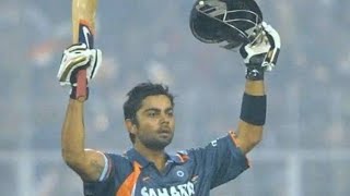 Cricket 2009 - India v Sri Lanka - 4th ODI - Virat Kohli 107 (114) : 1st ODI Hundred - Highlights