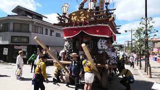 鹿嶋のご神幸　大町区（初日午前）