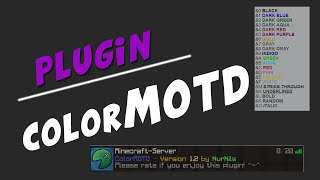 Plugin colorMOTD !!!