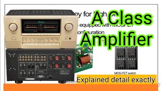 Accuphase E-800 amplifier class A review otherview