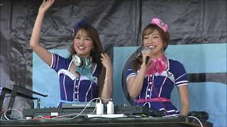 Watanabe sisters, CYBERJAPAN DANCERS, NS Rounder CAR SHOW Vol 8 in YAMANASHI