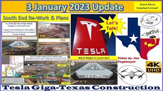 Main Building Extension Project Detailed Discussion! 3 January 2023 Giga Texas Construction Update