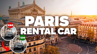 CAR RENTAL IN PARIS! Super Cheap at the Airport!