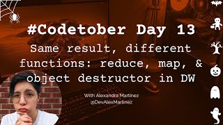 Same result different functions: reduce, map & object destructor in DataWeave | #Codetober 22 Day 13