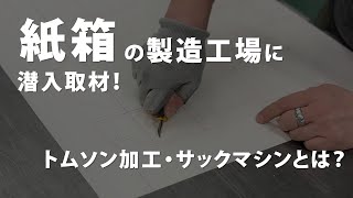 紙箱の製造工場に潜入取材！トムソン加工とサックマシンとは？| P&P times vol.14