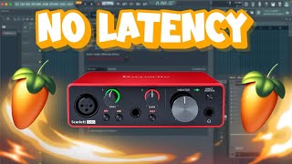 HOW TO RECORD WITH NO LATENCY IN FL STUDIO!